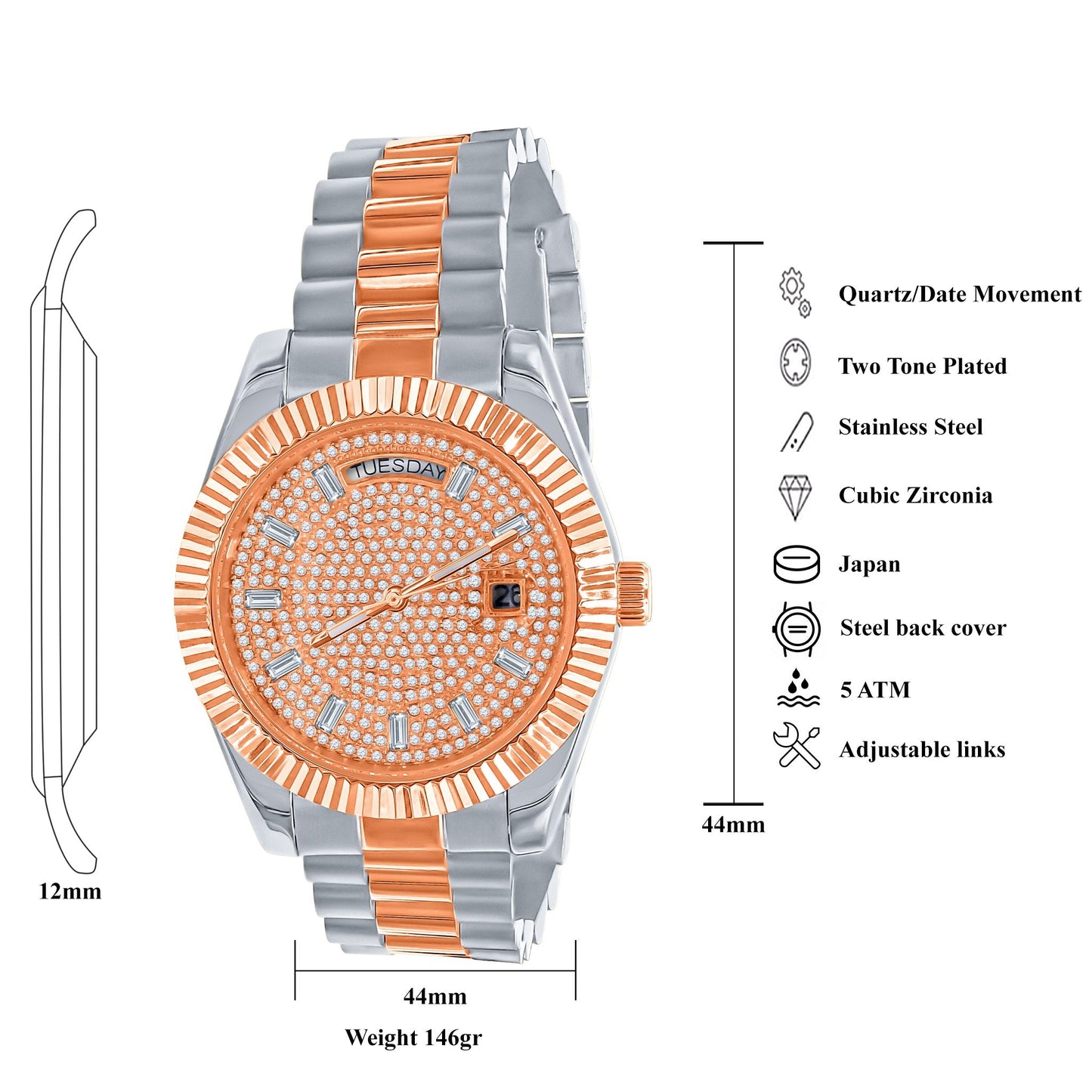 ARISTOCRATIC HIP HOP METAL WATCH | 5628518